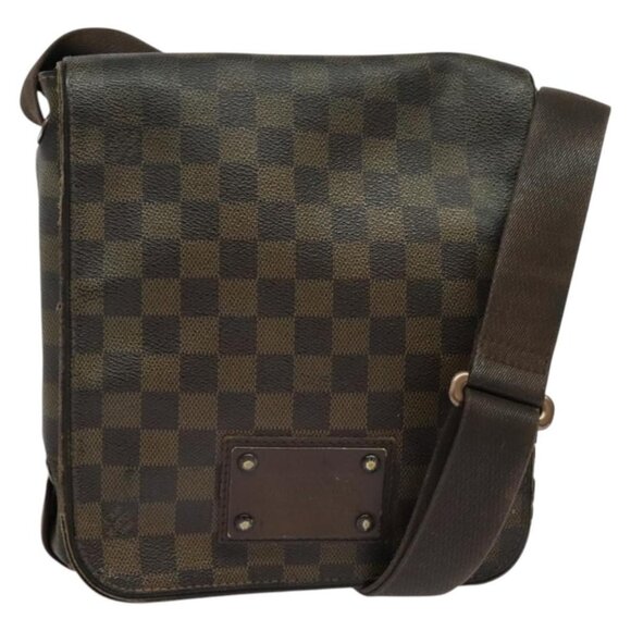 LOUIS VUITTON Damier Ebene Brooklyn PM Shoulder Bag N51210 LV Auth yk18854 - Picture 1 of 16